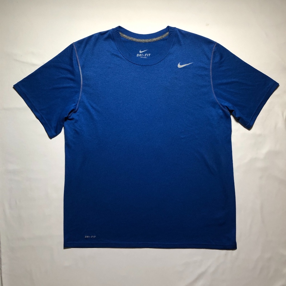 Blue Nike Dri Fit Shirt